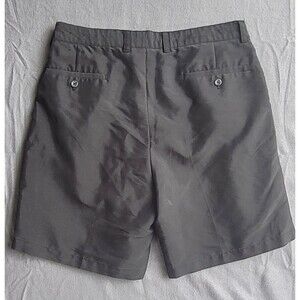 Tasso Elba Venezia Luca 9" Inseam Golf Solid Gray Chino Shorts Size 34